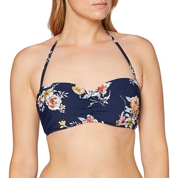NEW REVOLVE SEAFOLLY WOMEN'S MIDSUMMER BUSTIER BANDEAU BIKINI TOP SIZE 4 - Picture 1 of 12